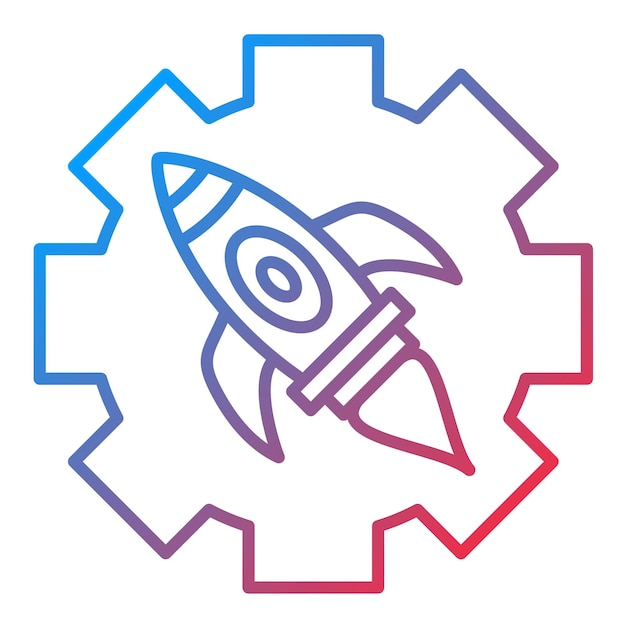 setting icon vector image can be used for startup