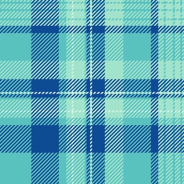 shape textile background seamless genuine fabric check texture packing pattern tartan vector plaid in light and teal colors
