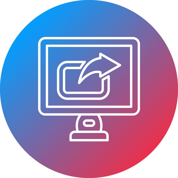 Share icon vector image Can be used for Communication and Media