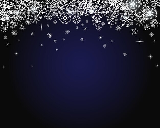shiny design template with snowflakes for web posters posrcards greeting cards