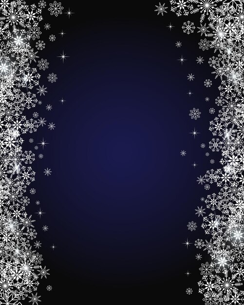 shiny design template with snowflakes for web posters posrcards greeting cards