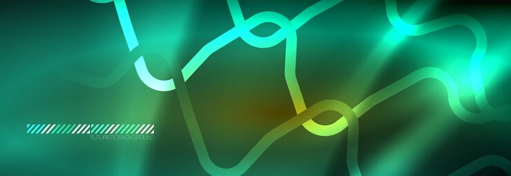 Vektor shiny neon lights background techno design modern wallpaper for your project