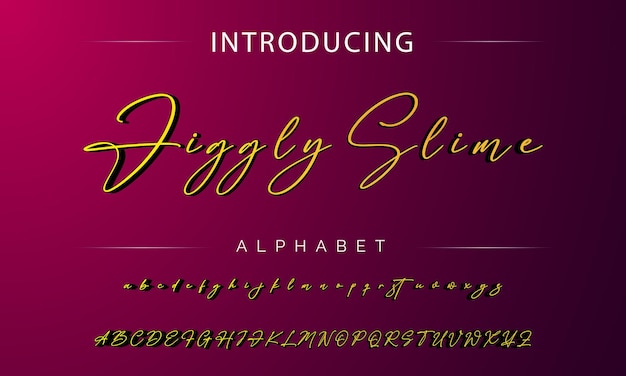 signature Font Calligraphy Logotype Script Brush Font Type Font lettering handwritten