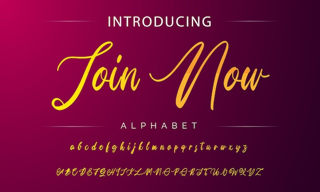 signature Font Calligraphy Logotype Script Brush Font Type Font lettering handwritten
