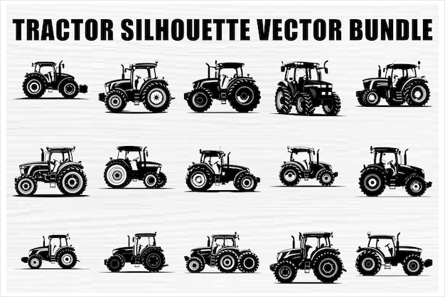 Silhouette Tractors for Crafters