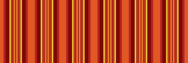 Silky lines vertical stripe machinery textile texture seamless Male background pattern fabric vector in orange and red colors
