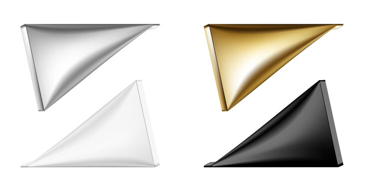 Vektor silver golden black and white cream pack set