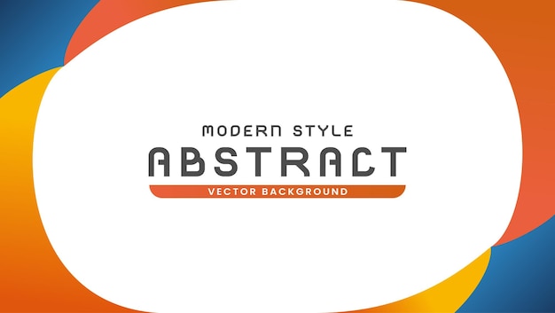 simple background with creative wave frame