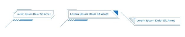 simple blue call out technology theme blue