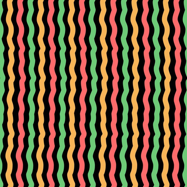 simple design of geometric abstract pattern seamless wave lines