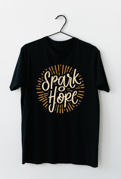 simple typography tshirt design