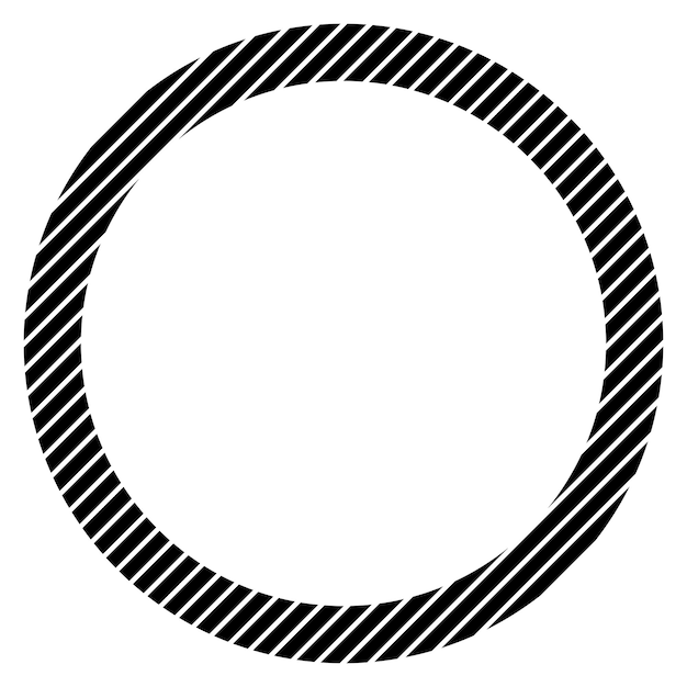 simple vector rectangle frame or background circle shape