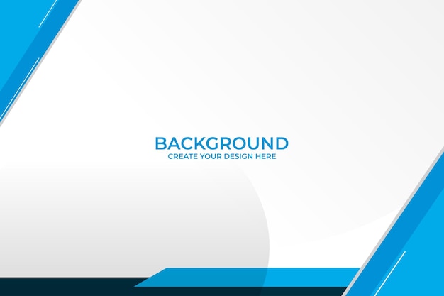 Simply Modern Background Design With Blue Shapes