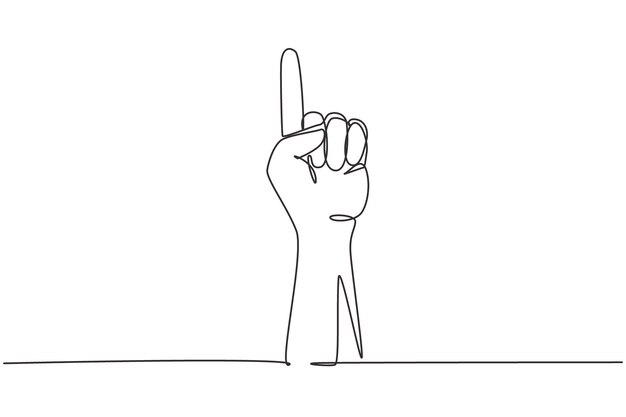 Single continuous line drawing hands icons and symbols Emoji hand icons in internet platform chat