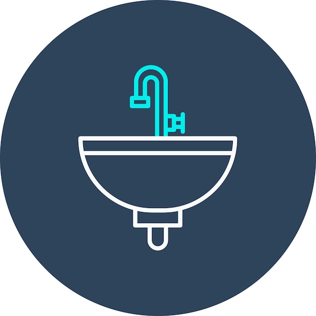 Sink vector icon Can be used for Dental Care iconset