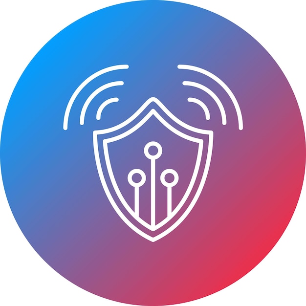 Smart Shield icon vector image Can be used for Smart Home