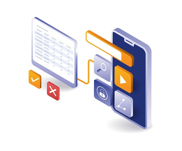 Smartphone application analysis management screen test