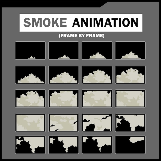 Smoke Animation Frame by Frame