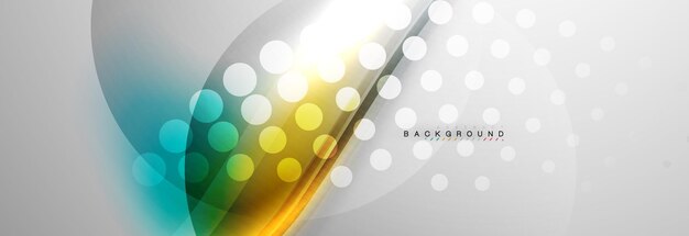 Smooth flowing wave motion concept background
