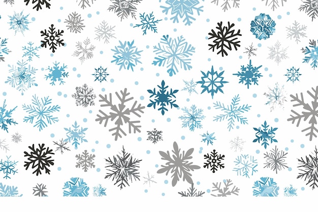 snow template snowflakes collection snowflake vector icon