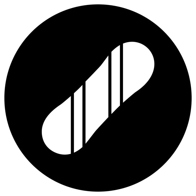 Snowboard Vector Icon Design Illustration