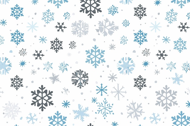 snowflake pattern vector image eps 10