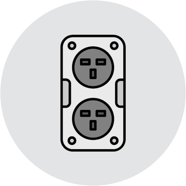 Socket Vector Illustration Style