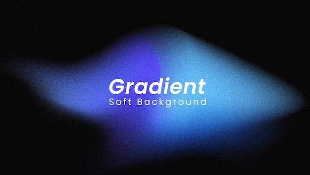 soft and smooth blue black grainy background