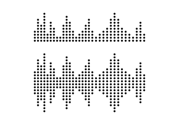 Sound wave logo vector