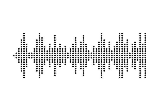 Sound waves vector icon illustration