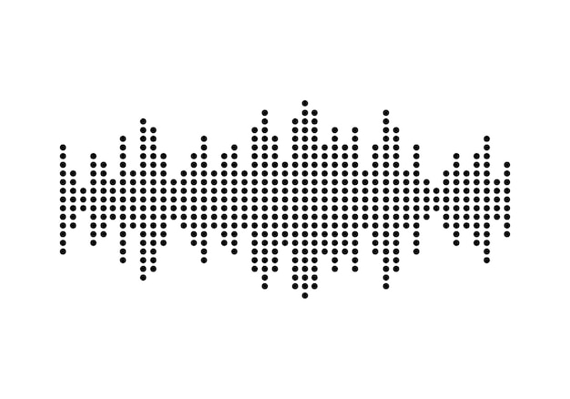 Sound waves vector icon illustration