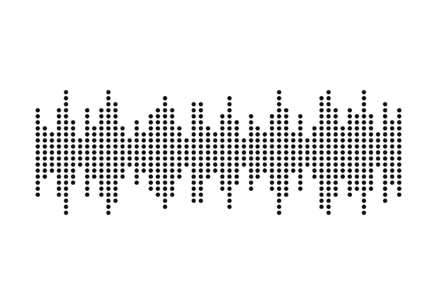 Sound waves vector icon illustration