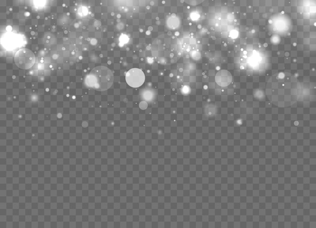 Sparkling magic dust particles