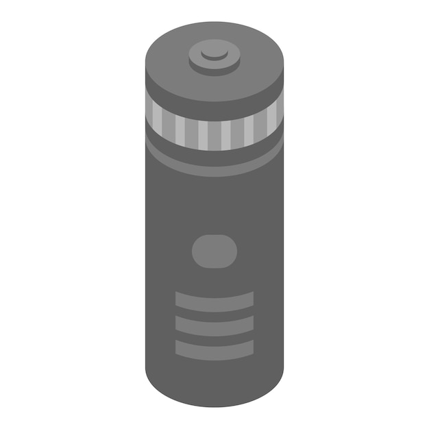 Sports thermos icon Isometric of sports thermos vector icon for web design isolated on white background