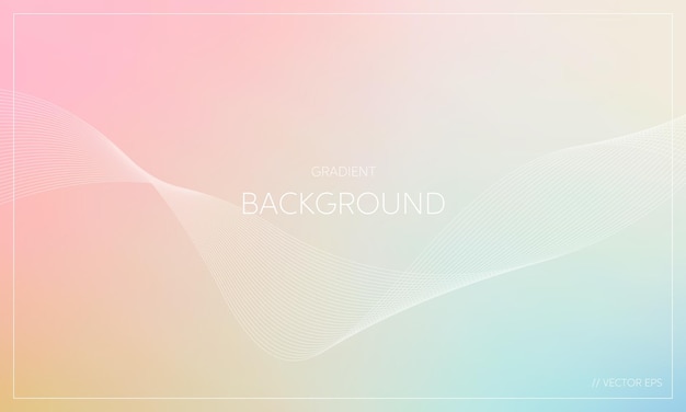 Spring Colors Gradient Background Vector EPS
