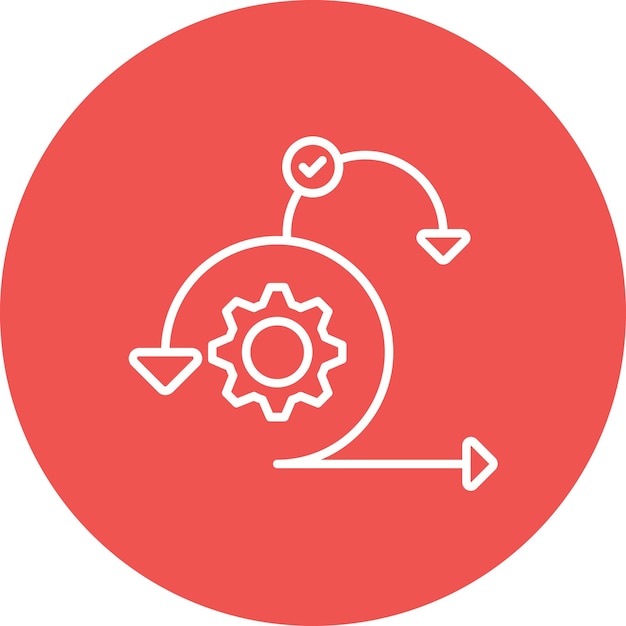 sprint icon vector image can be used for project management