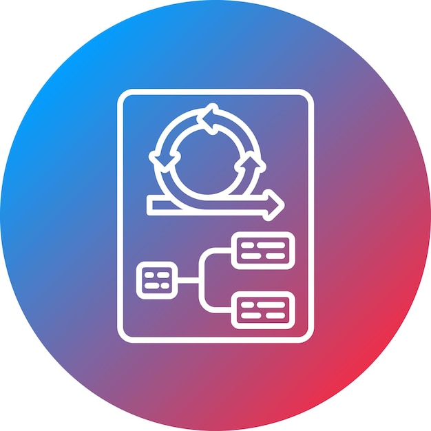 sprint planning icon vector image can be used for agile