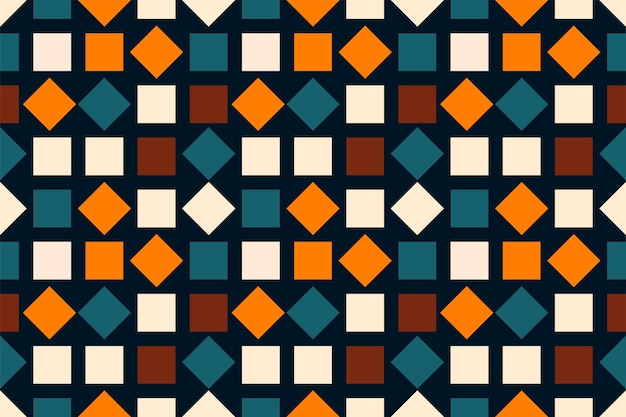 square geometric colorful shapes seamless repeat pattern