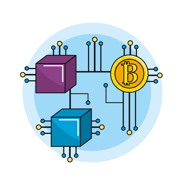 squares connections with circuits electronic and bitcoin
