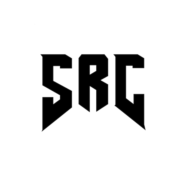 src letter logo design for technology company src logo design black and white color combination src logo src vector src design src icon src alphabet src typography logo design