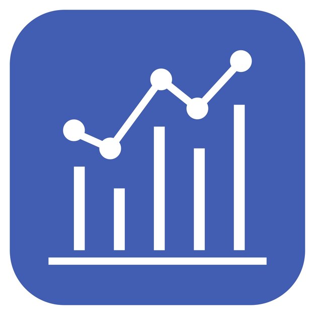Statistics icon vector image Can be used for Market Research