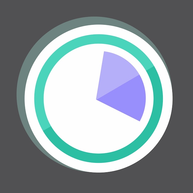 Sticker Data Usage suitable for Mobile Apps symbol design editable