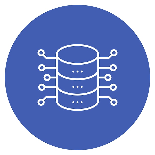 storage icon vector image can be used for computer science