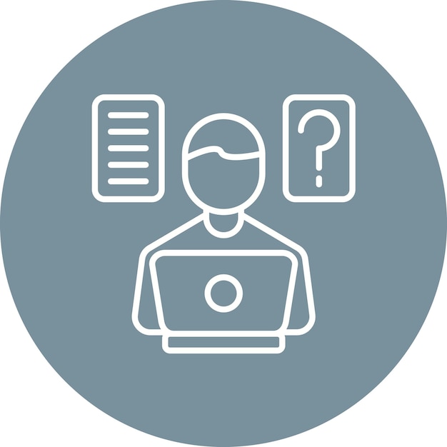 strategic consultant icon vector image can be used for digital nomad