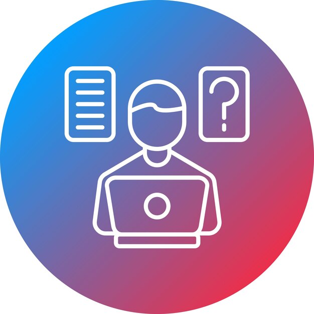 strategic consultant icon vector image can be used for digital nomad