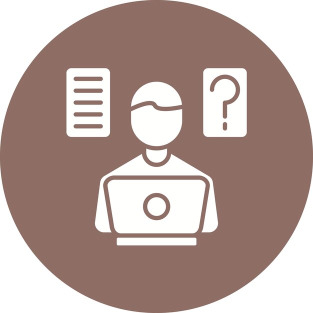 strategic consultant icon vector image can be used for digital nomad