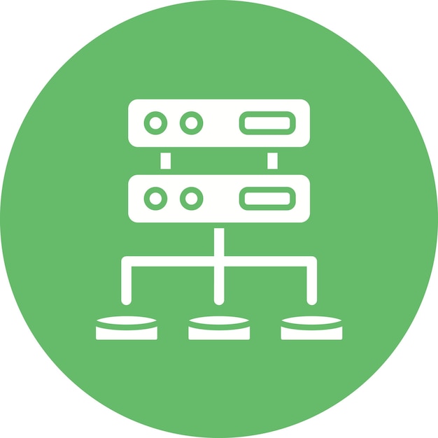 structured data icon vector image can be used for data analytics