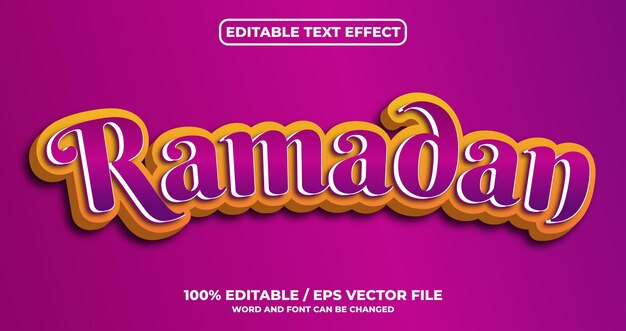 Styl textového efektu ramadánu