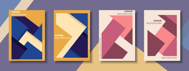 Style minimalist cover template design abstract and poster background modern color