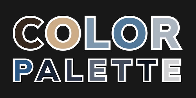 stylish combination of colors for design. vector